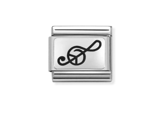 Violin key composable steel and silver
