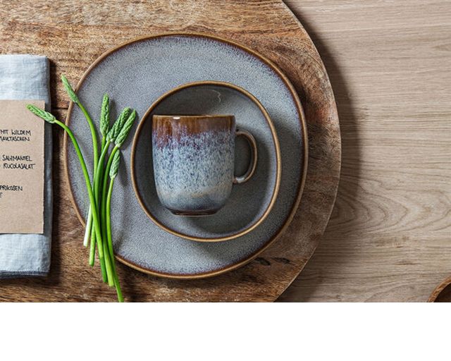 Cup With Handle Lave Beige Villeroy E Boch