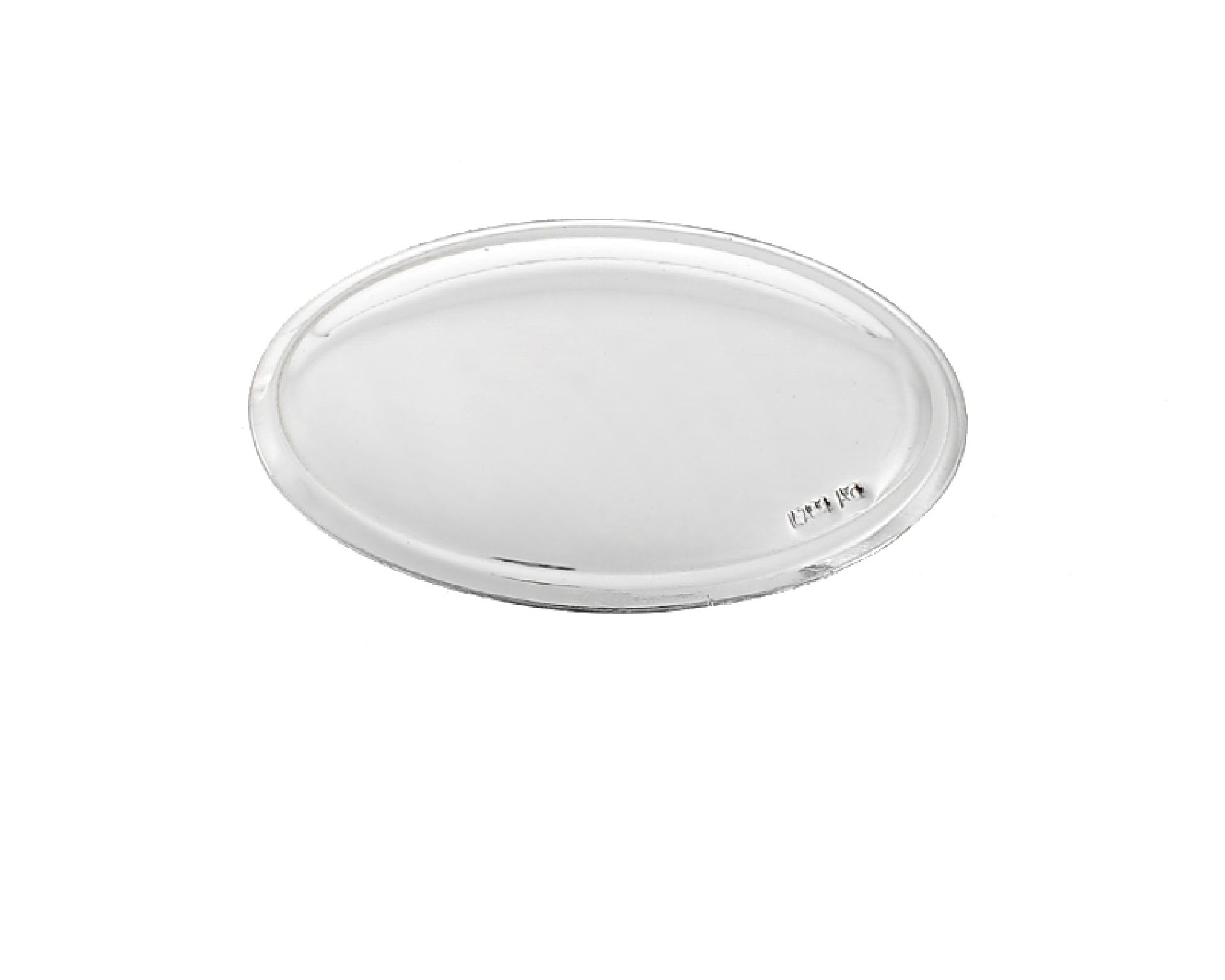 Blasone Ovale Argento Bilaminato Selezione Zanolli 14577 445plac3l