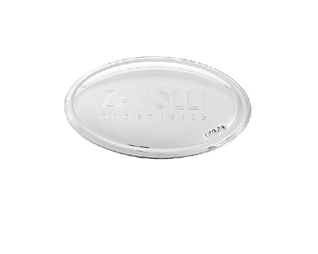 Blasone Ovale Argento Bilaminato Selezione Zanolli 14577 445plac3l