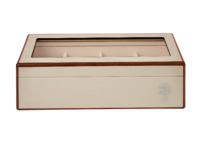 Portaorologi in legno bianco