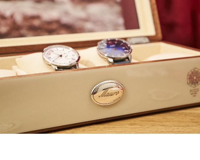 Portaorologi In Legno Bianco Pozzi Milano 179291 984pm0213w