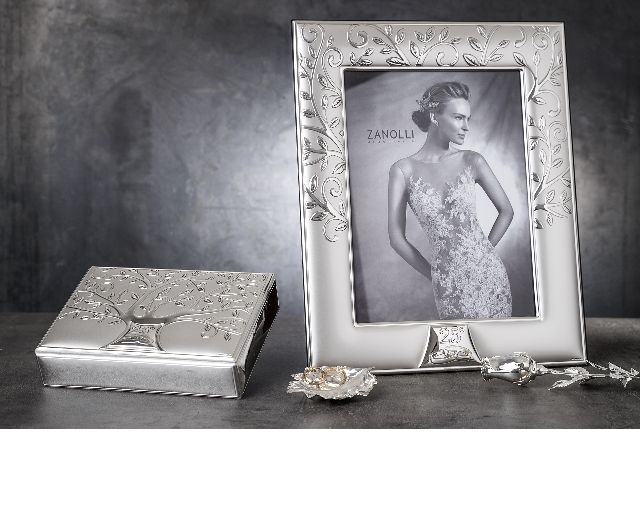 Cornice 25 Anniversario Argento Bilaminato Albero Della Vita Selezione Zanolli 166847 4456565l