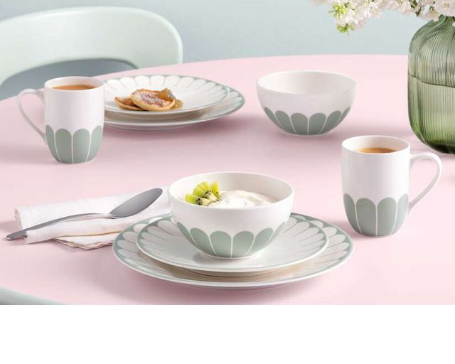 Dessert Plate Fleur Vert Porcelain Villeroy E Boch