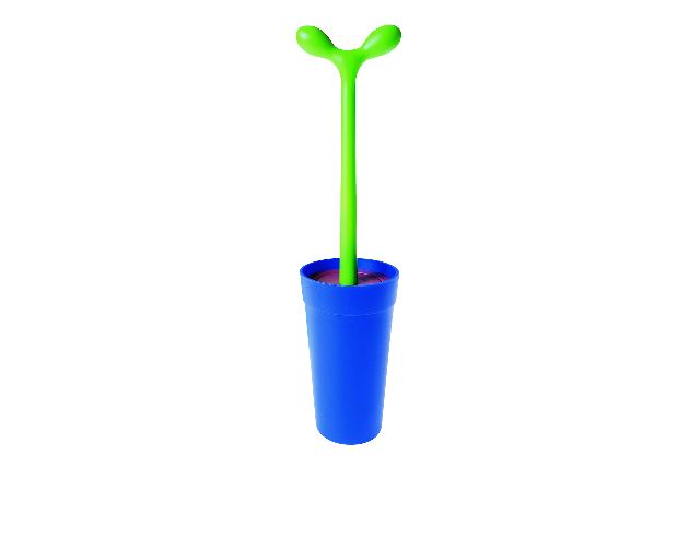 Toilet brush merdolino blue