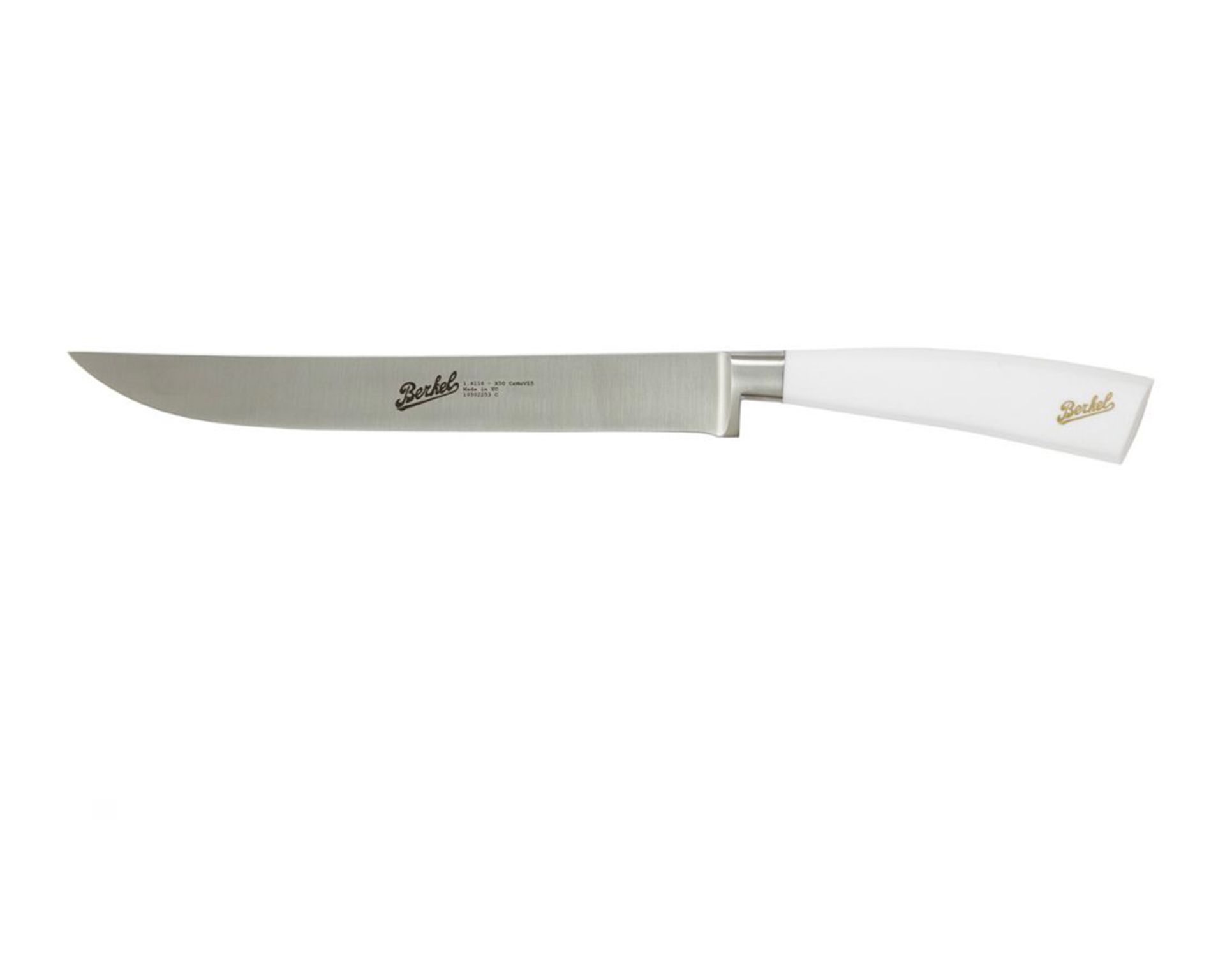 Roast Beef Knife Elegance Steel With White Handle Berkel 174131 8401ca22srwbl