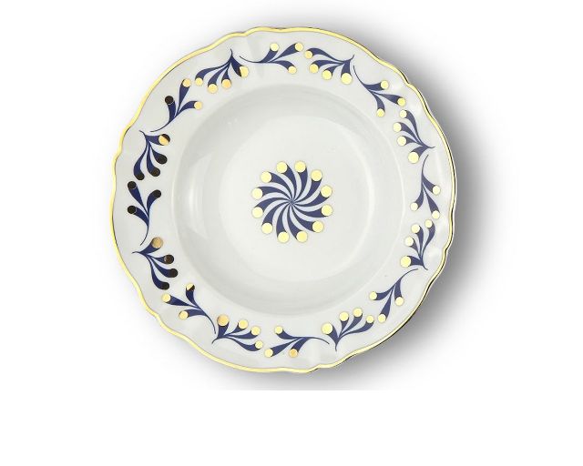 Piatto fondo abracadabra marino porcellana