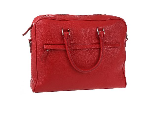 Borsa Bowling Slim Pelle Rossa Selezione Zanolli 151178 9381202red