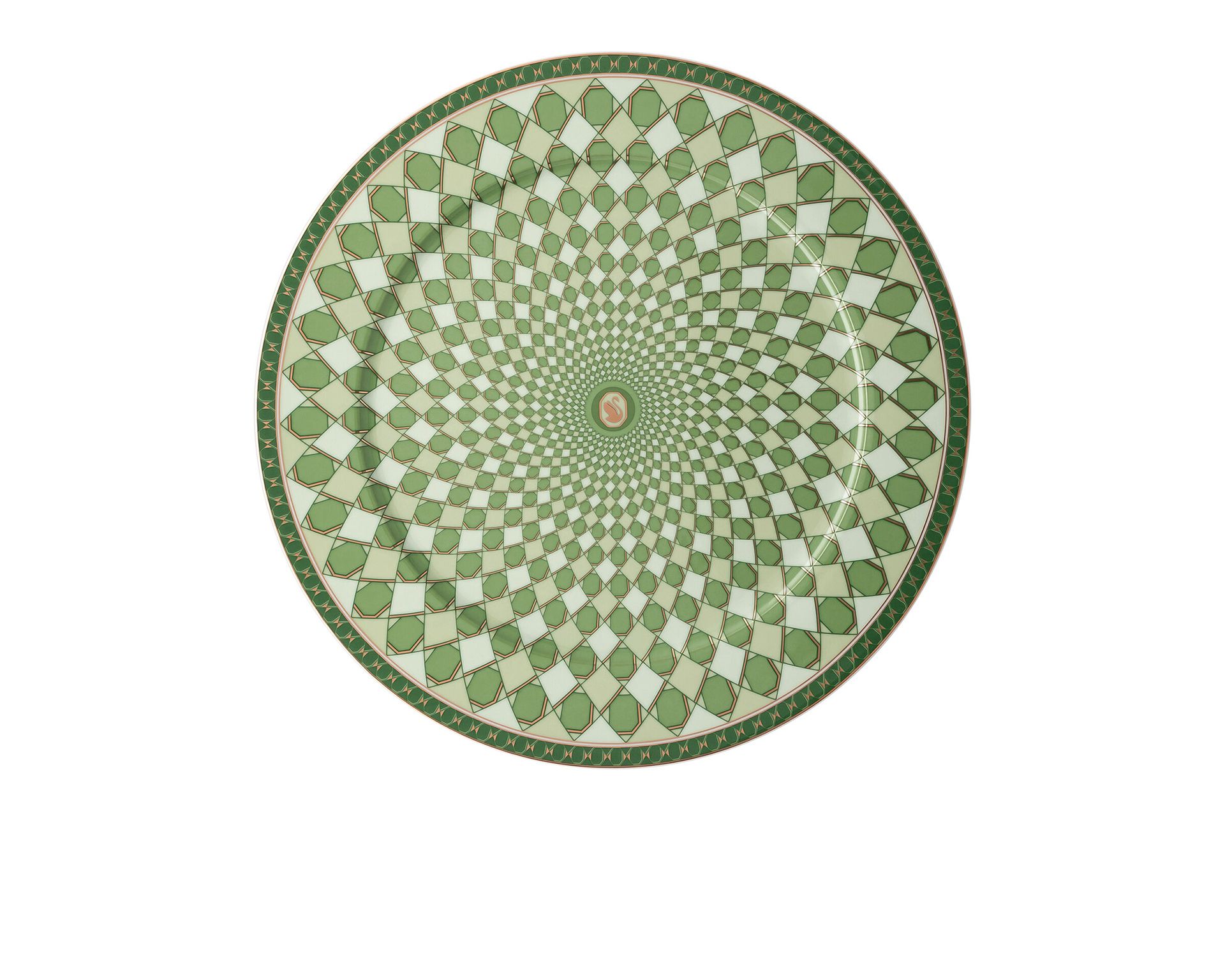 Piatto Segnaposto Signum Fern Porcellana Swarovski X Rosenthal 183933 I1045042634910263