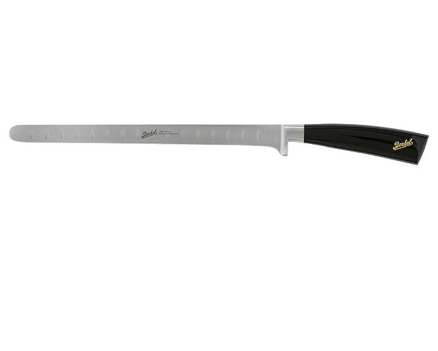 Coltello salmone elegance acciaio con manico nero