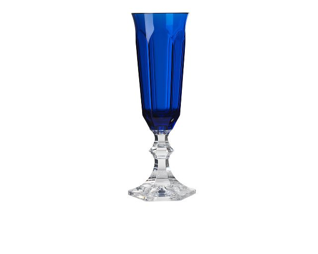 Flute champagne dolce vita blu