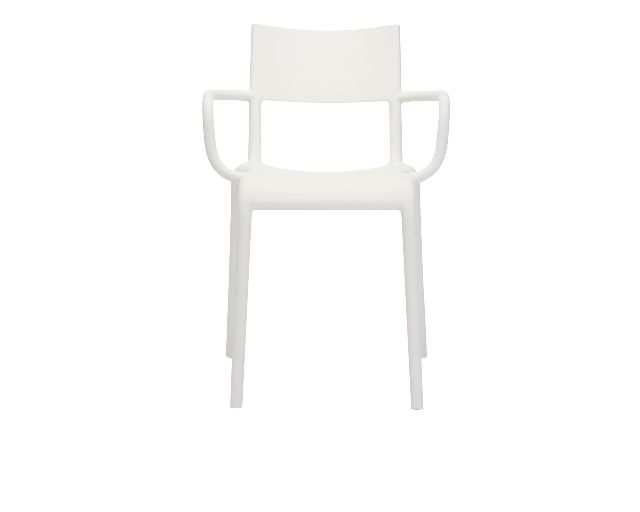 Set of chairs generic a white 2 pieces