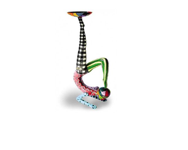 Acrobat hand painted