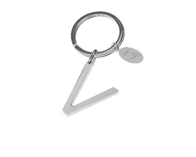 Portachiavi Argento Lettera V Selezione Zanolli 10966 2vpcv