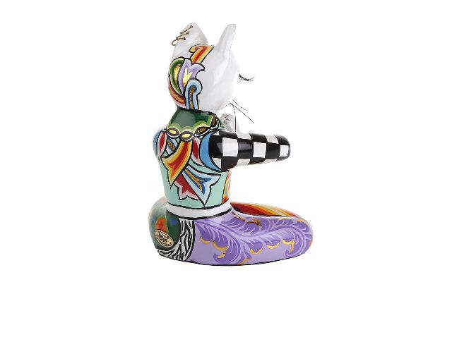 Gatto Yoga Sadhu S Dipinto A Mano Toms Drag 150955 753td4431