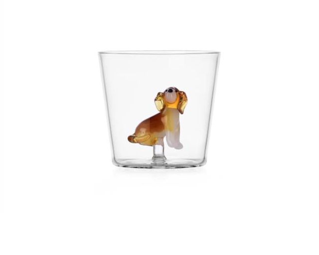 Bicchiere tumbler dogs golden retriever