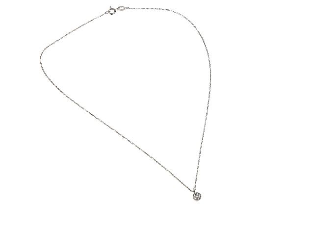 Necklace round silver