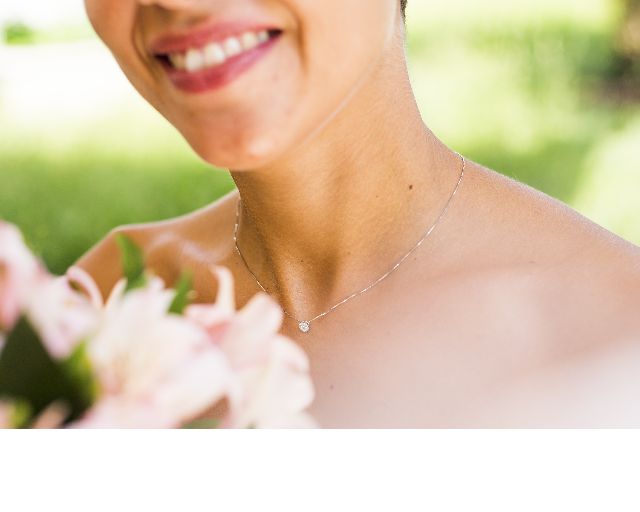 Necklace gold 750‰ with diamonds