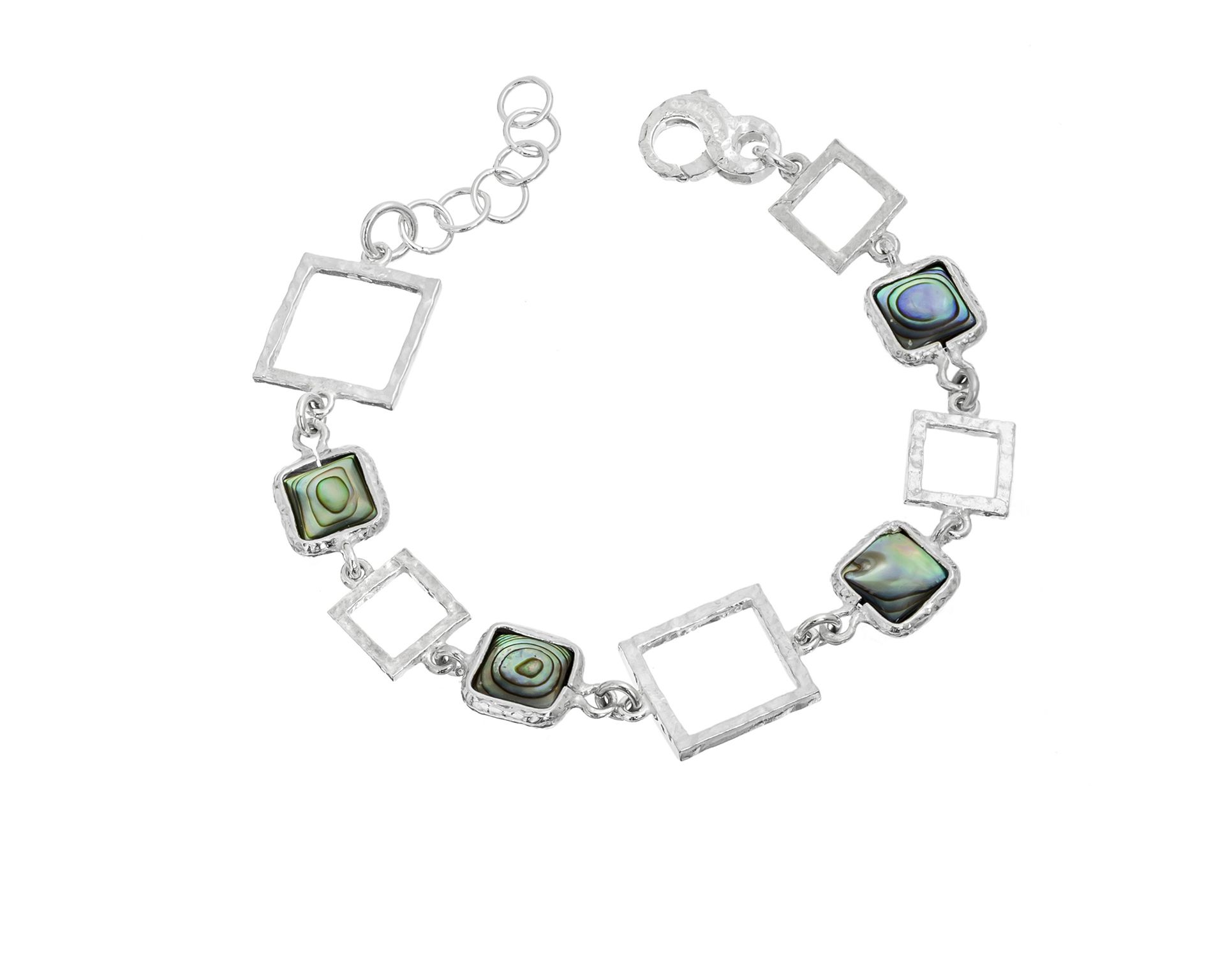 Bracelet Abissi Silver And Haliotis Shell Selezione Zanolli 175430 922mpbr3043