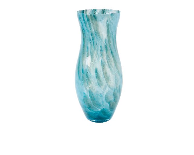 Vase claudia chrome green