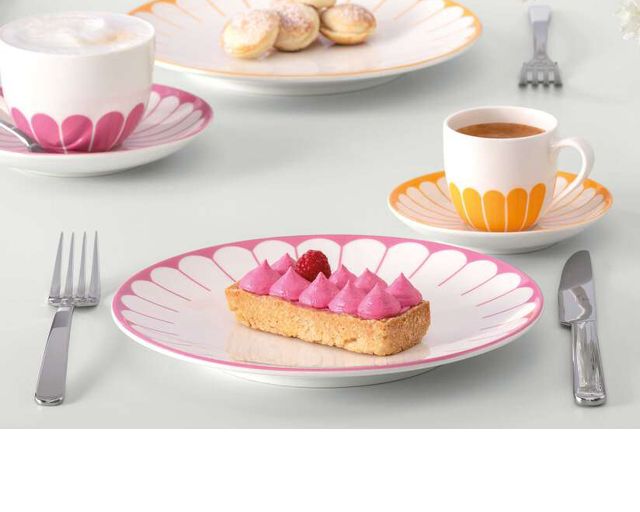 Dessert Plate Fleur Cassis Porcelain Villeroy E Boch