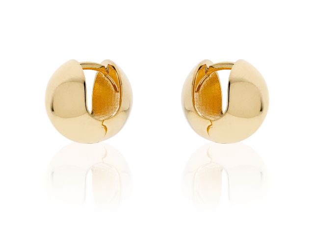 Orecchini boule argento dorato