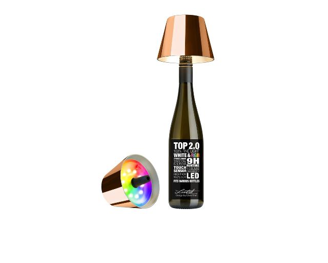 Lampada per bottiglie top 2.0 rame