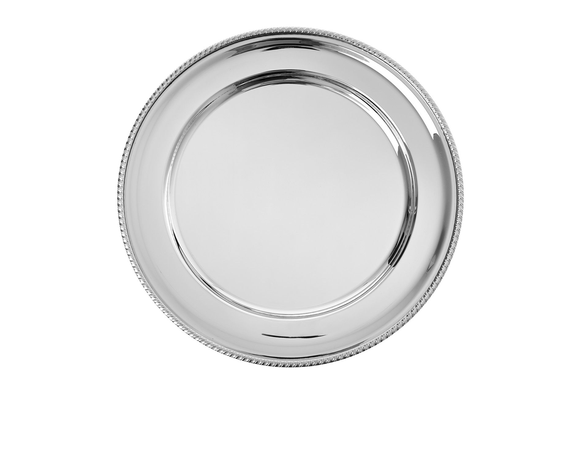 Round Plate San Marco Silver Selezione Zanolli