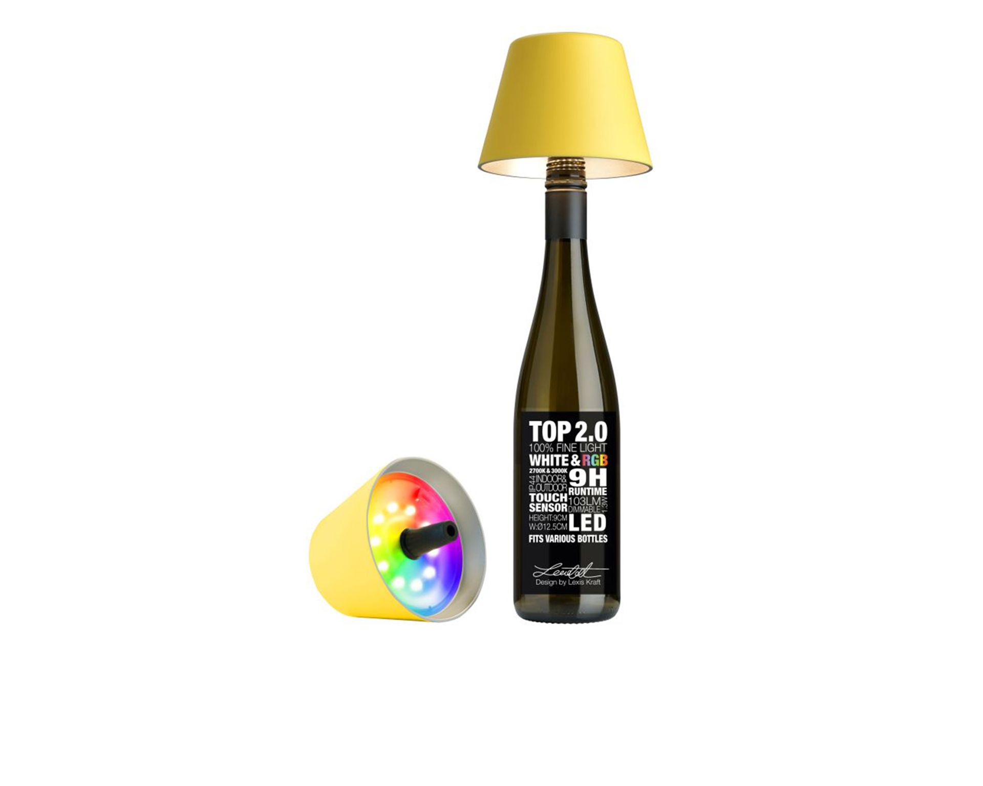 Lampada Per Bottiglie Top 20 Giallo Sompex