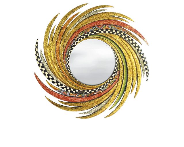 Mirror energy hand painted