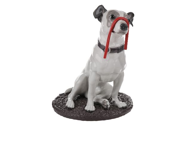 Jack russel with licorice porcelain