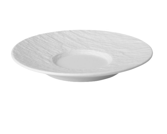Piattino Espresso Manufacture Rock Porcellana Bianco Villeroy E Boch