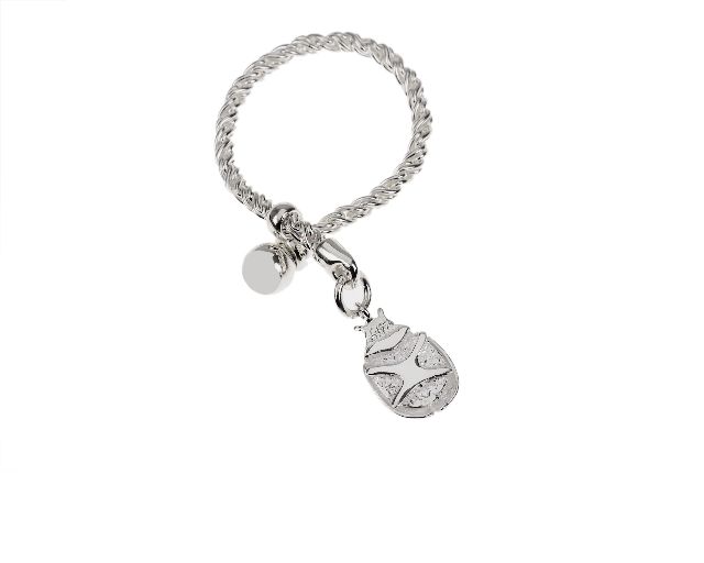 Portachiavi Coccinella Argento Selezione Zanolli 157171 834pc881