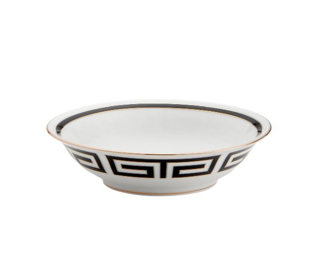 Bowl labirinto nero porcelain