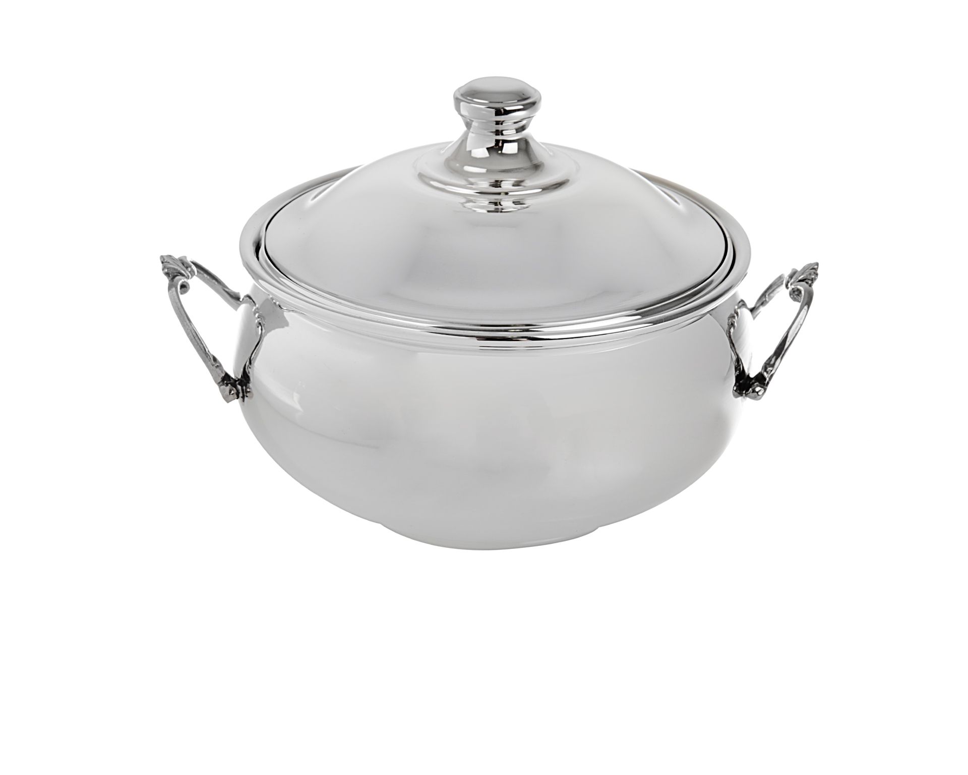 Sugar Bowl Silver With Handles Selezione Zanolli