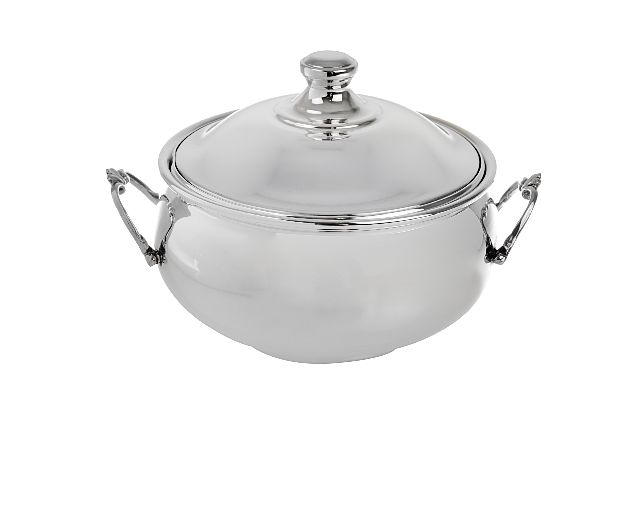 Sugar bowl silver with handles