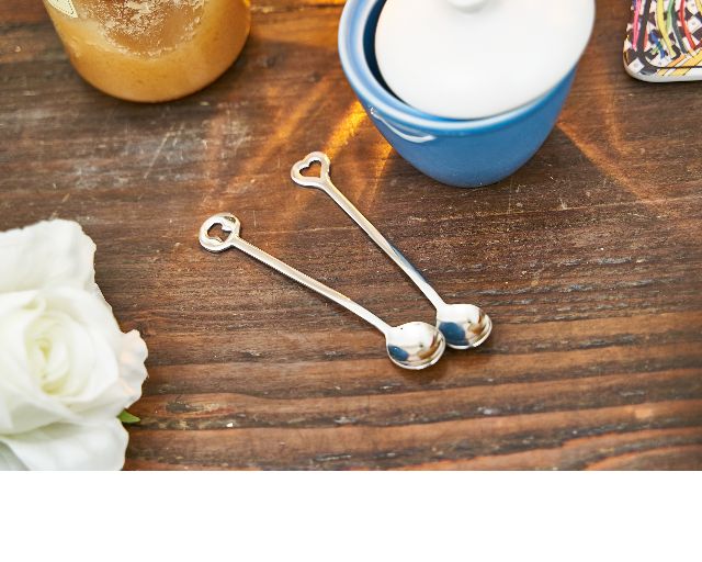 Party Spoon Set Party Portafortuna Steel 2 Pieces With Sugared Almonds Sambonet 170524 73552550c99hx