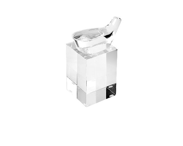 Trophy golf crystal