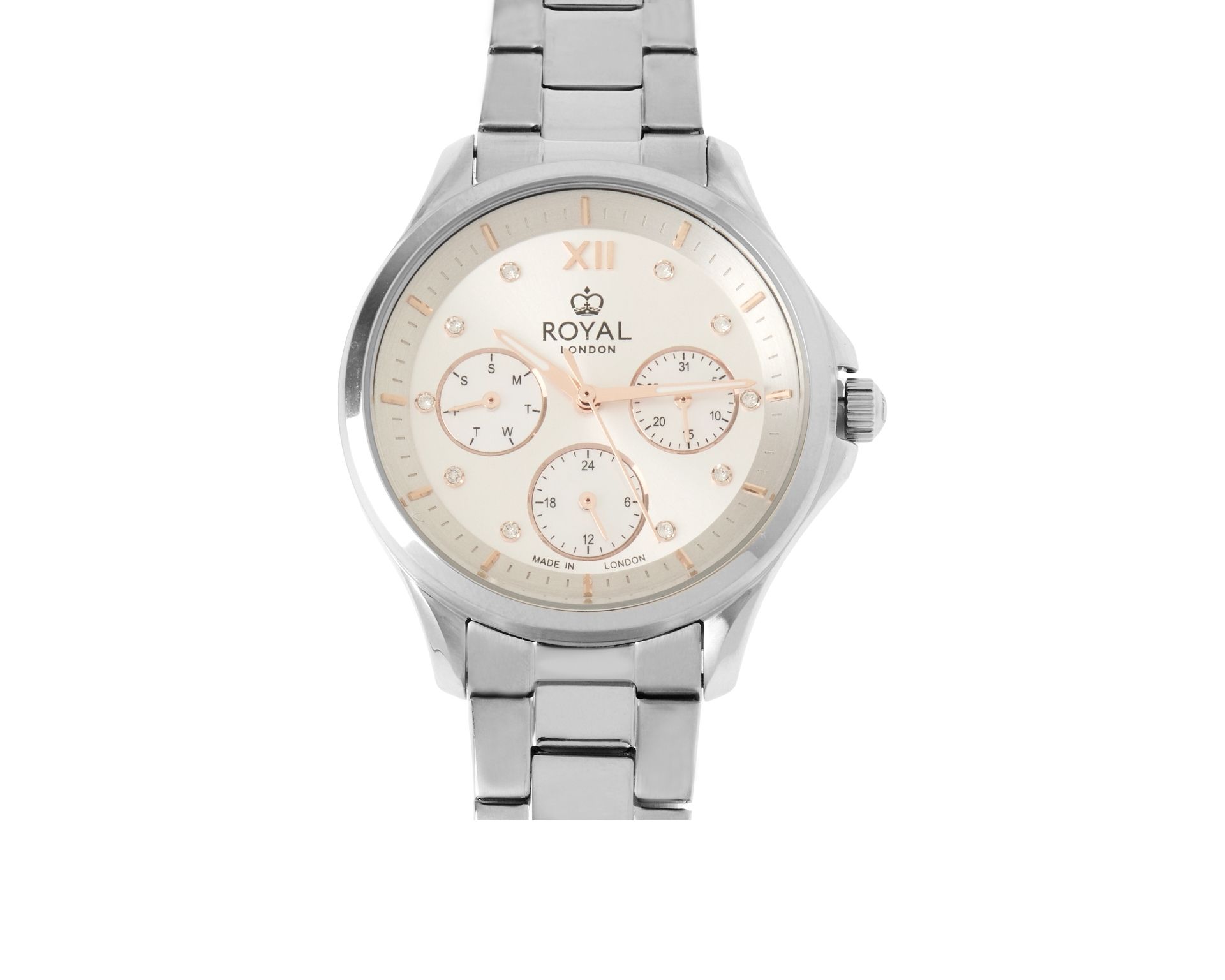 Wristwatch Steel With White Dial Royal London 188663 888rl2152401