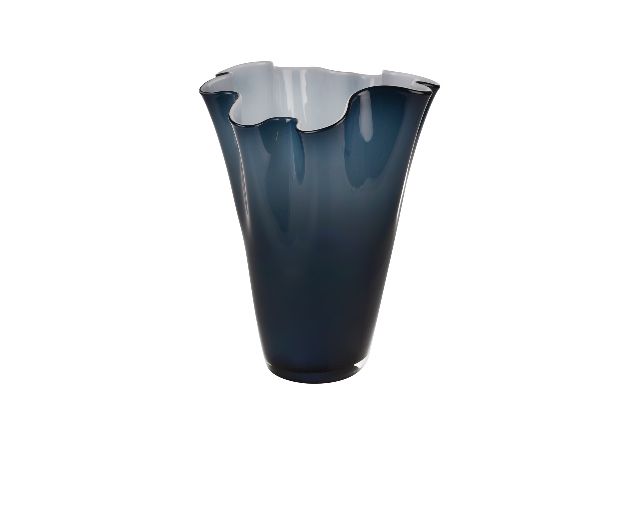 Vaso wave blu