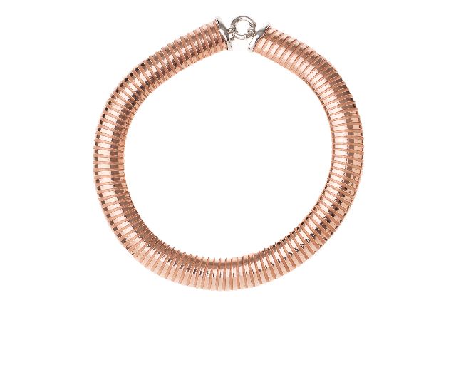 Necklace silver tubogas