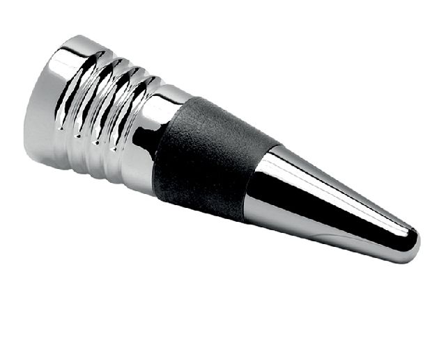 Cork black & white silver plated