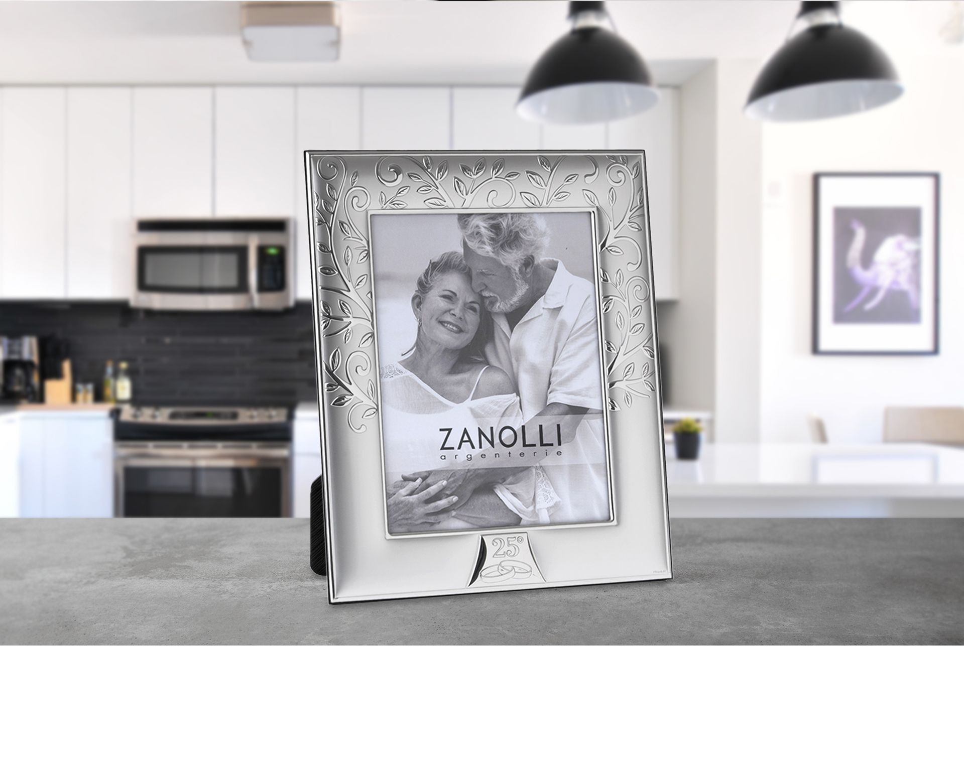 Picture Frame 25 Anniversary Bilaminated Silver Tree Of Life Selezione Zanolli 166847 4456565l