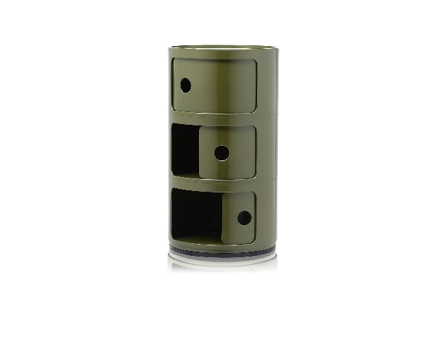 Drawer Componibile Three Elements Green Kartell