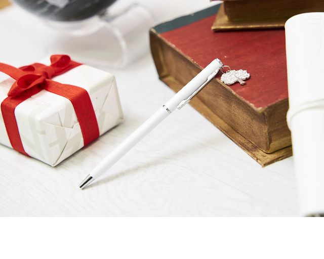 Pen White With Tree Of Life Pendant And Box Selezione Zanolli 168868 912mz20182