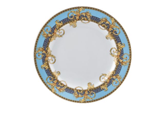 Piatto piano prestige gala bleu porcellana